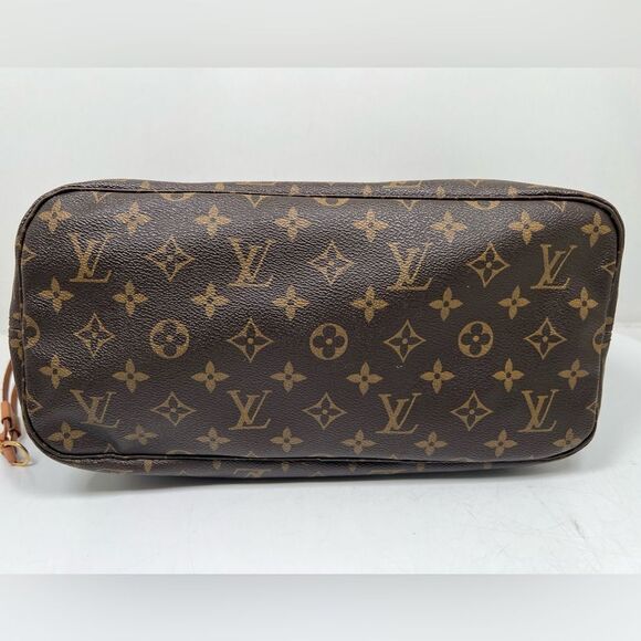 LOUIS VUITTON MONOGRAM NEVERFUL MM SHOULDER TOTE BAG - Picture 6 of 12